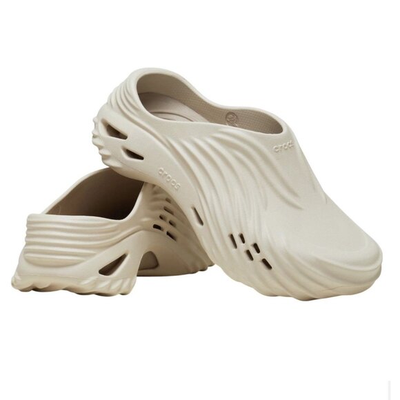 Crocs Echo Wave (Almond Tint) Size 12 Men's Sandals Slides 210521-0LL New In Box - Picture 12 of 16